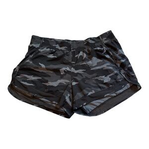 Athleta | Camo Printed Mesh Racer Run Short 4” - Size L